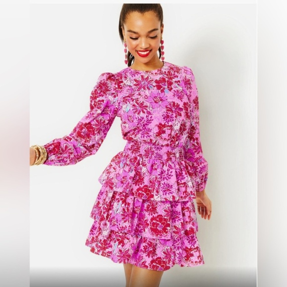Lilly Pulitzer Khloey Cotton Long Sleeve Dress